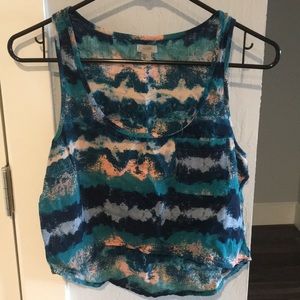 UO colorful racerback crop top